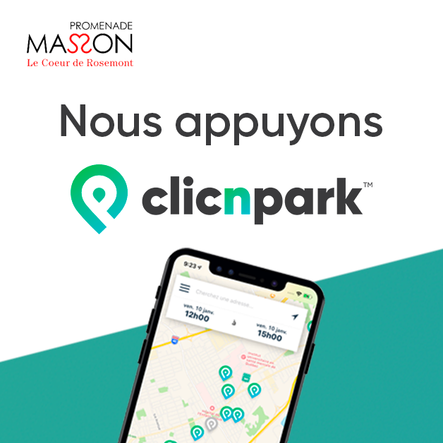 clicnpark stationnement Promenade Masson