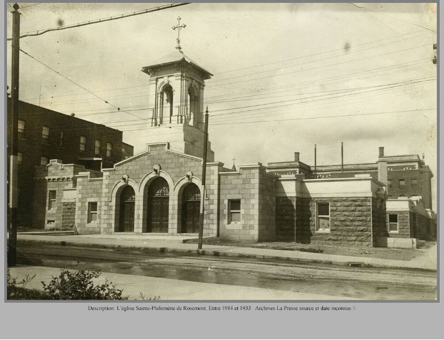 église Ste-Philomène, entre 1914 et 1930